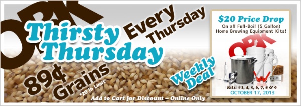 OBK Thirsty Thursday Weekly Deals